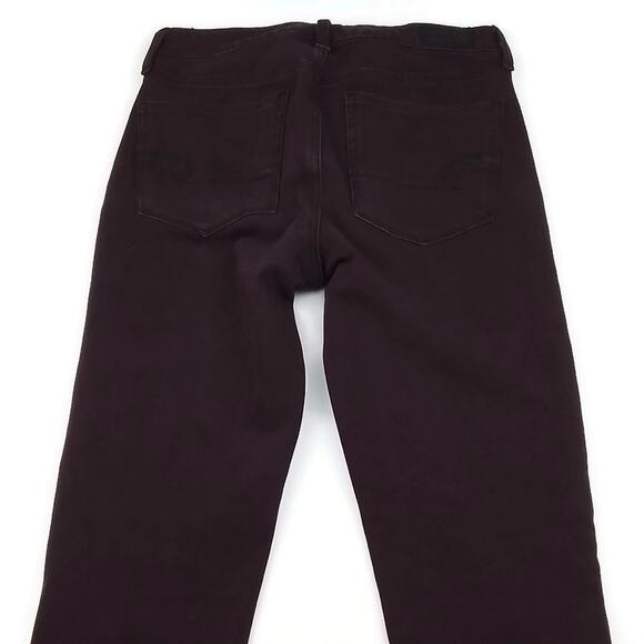 American Eagle Womens Jeans Sz 6 Purple Plum The‎ Hi Rise Jegging 360 Stretch - Picture 4 of 14